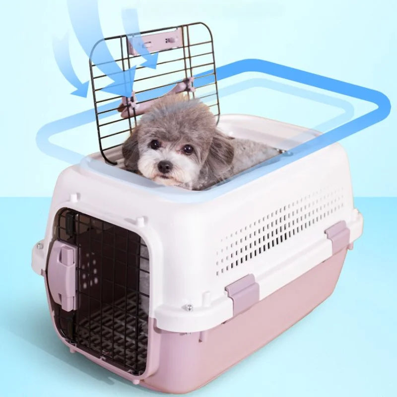 Sturdy Pet Airline Box Ventilated Dog Shipping Box