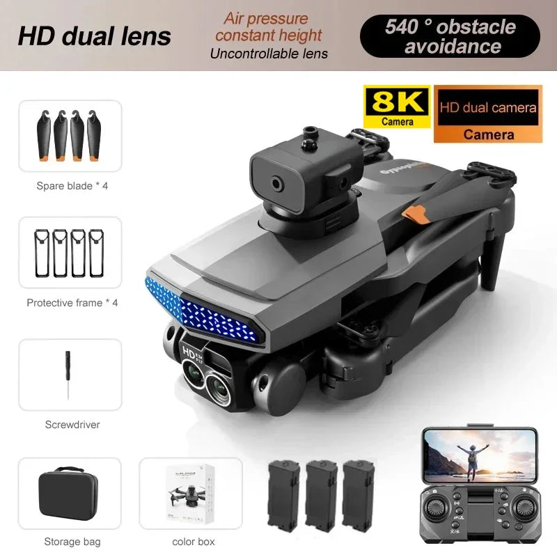 New D6 8K Drone Professional HD Dual Camera