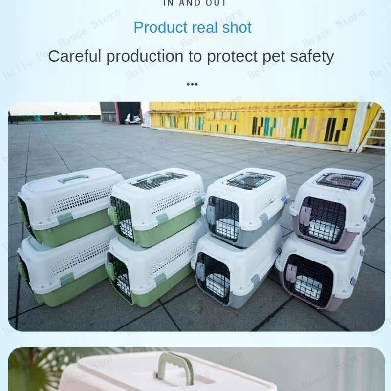 Sturdy Pet Airline Box Ventilated Dog Shipping Box