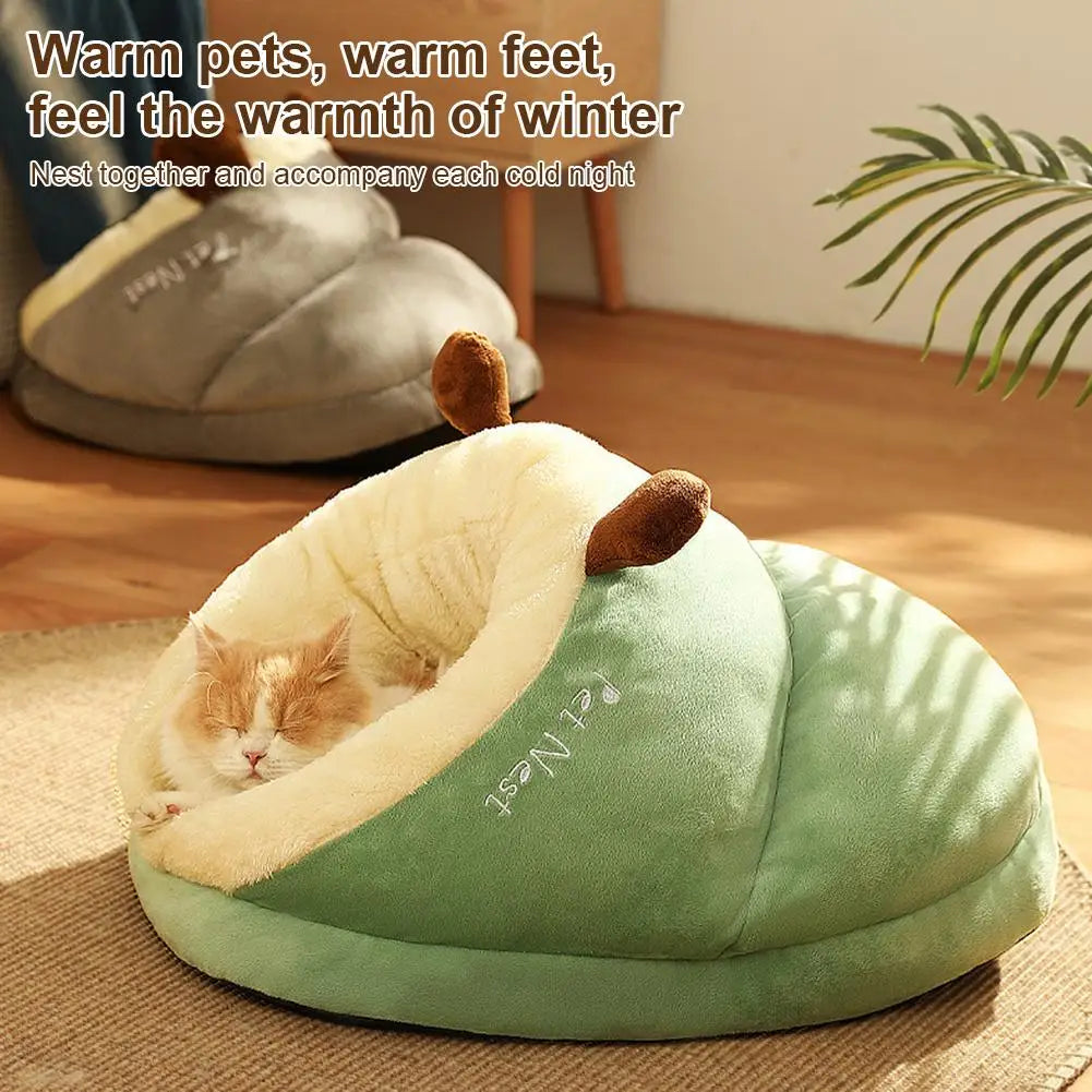 Warm Small Dog Kennel Bed Breathable Dog House