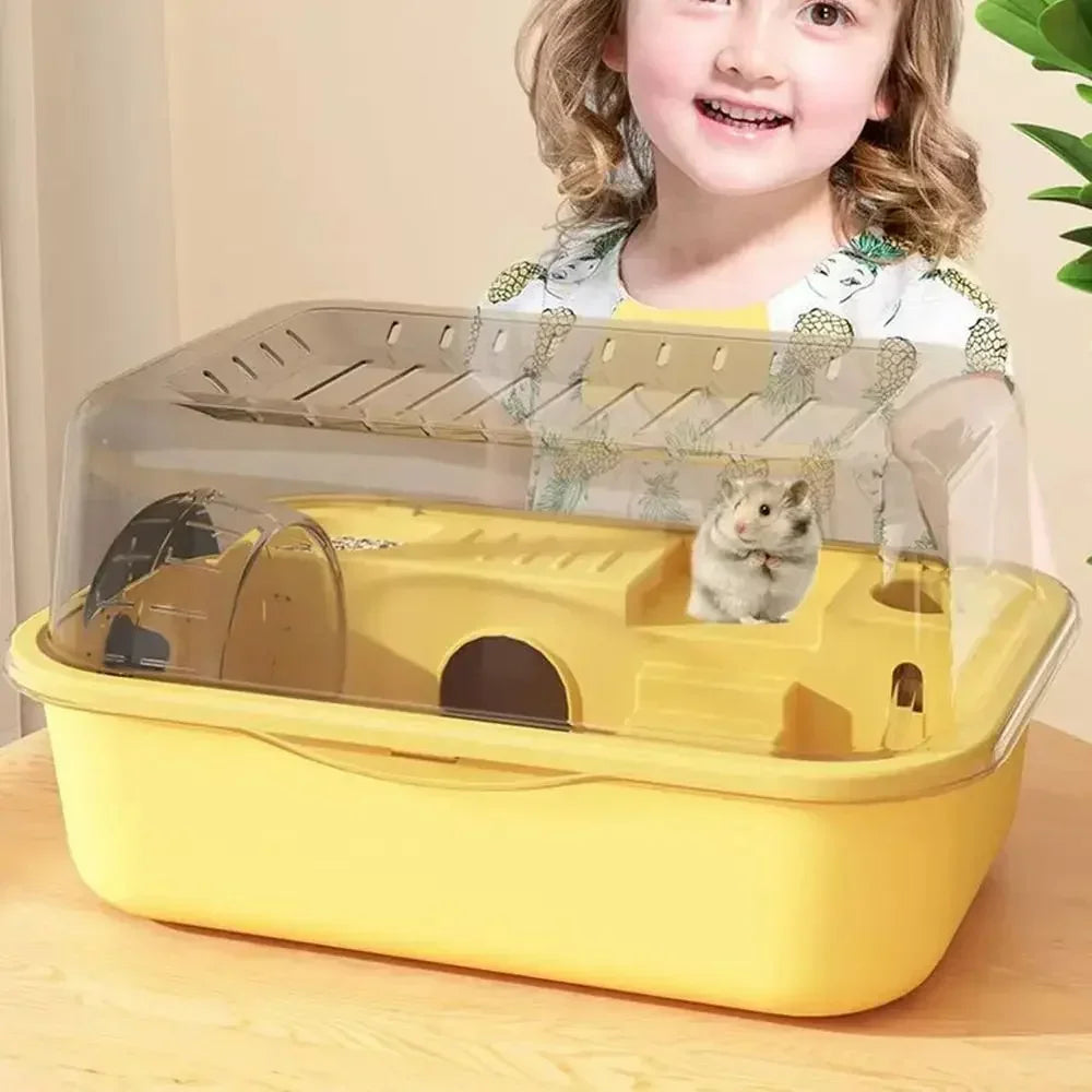 Large Hamster Cage With Water Bottle Openable