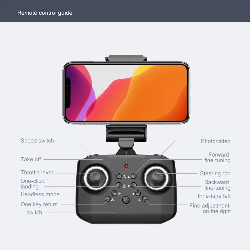 2024 New XT6 Mini Drone 4K 1080P HD Camera