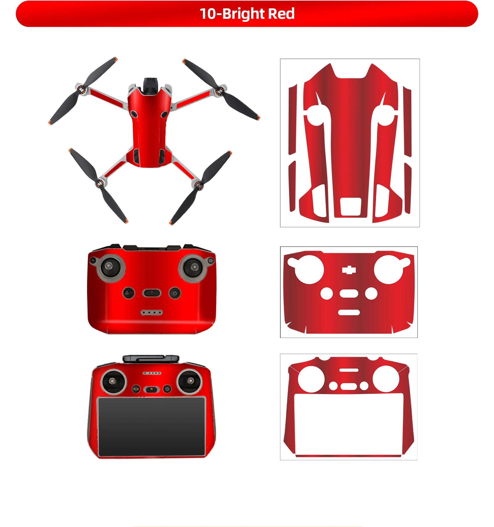 For DJI Mini 4 Pro Stickers Drone Protective Film