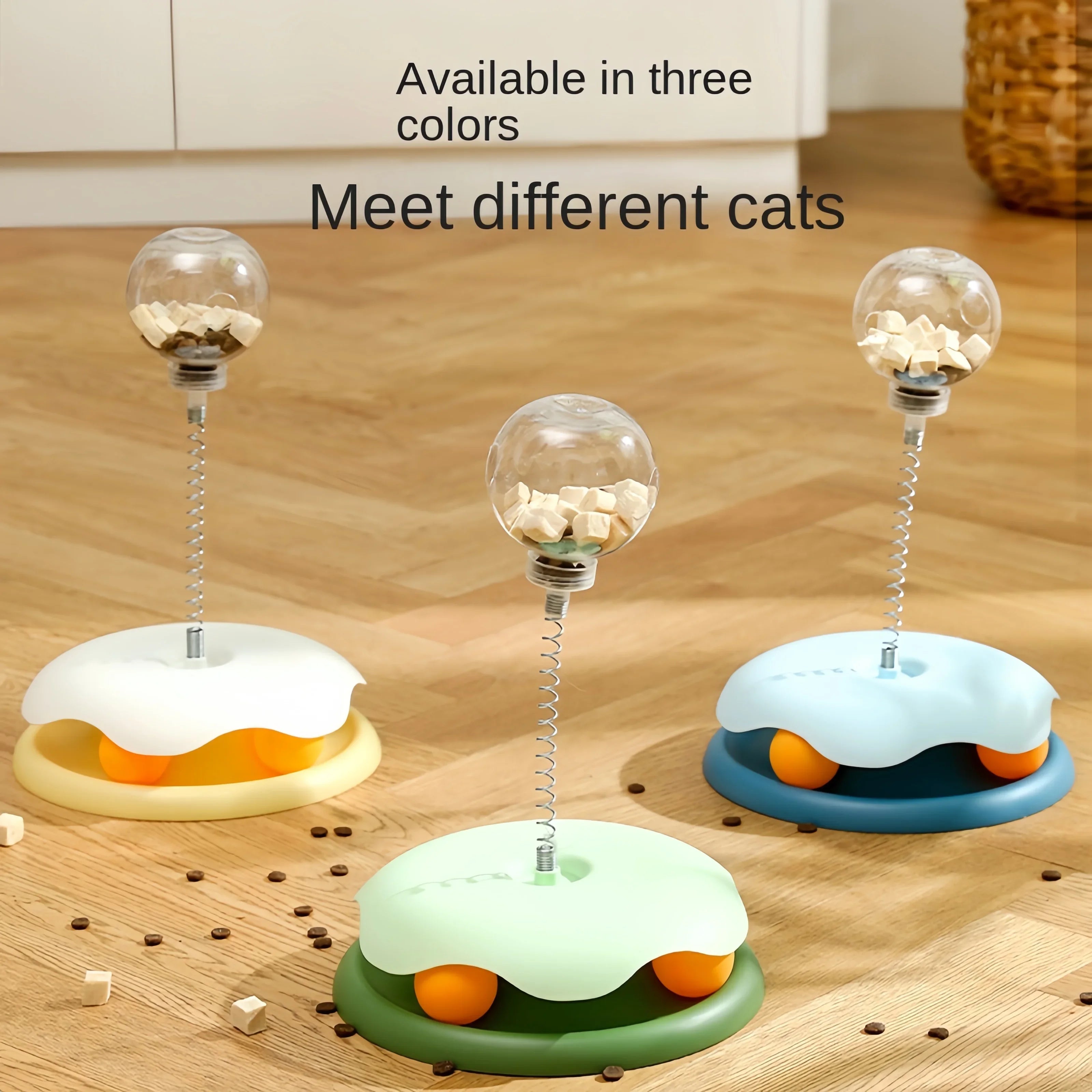 Cat Puzzle Food Leaking Ball Toy Cat Dog Interactive