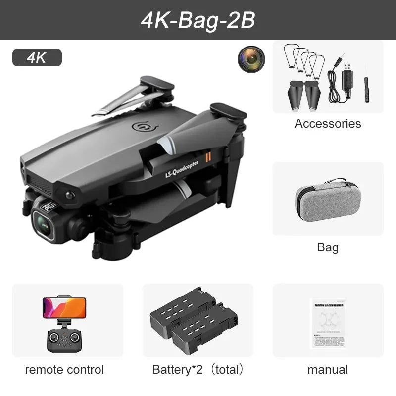 2024 New XT6 Mini Drone 4K 1080P HD Camera