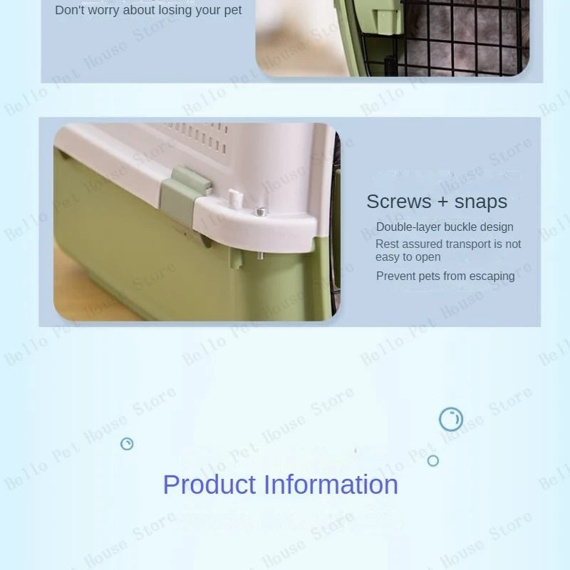 Sturdy Pet Airline Box Ventilated Dog Shipping Box