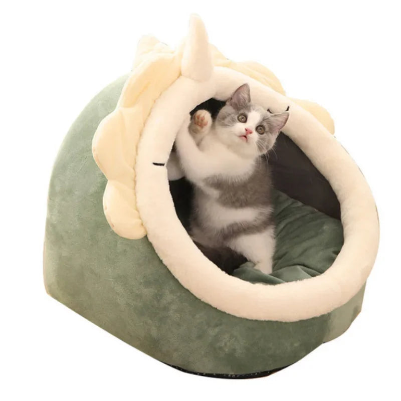 Bed Cat House Condo for Indoor or Outdoor Cat Tent
