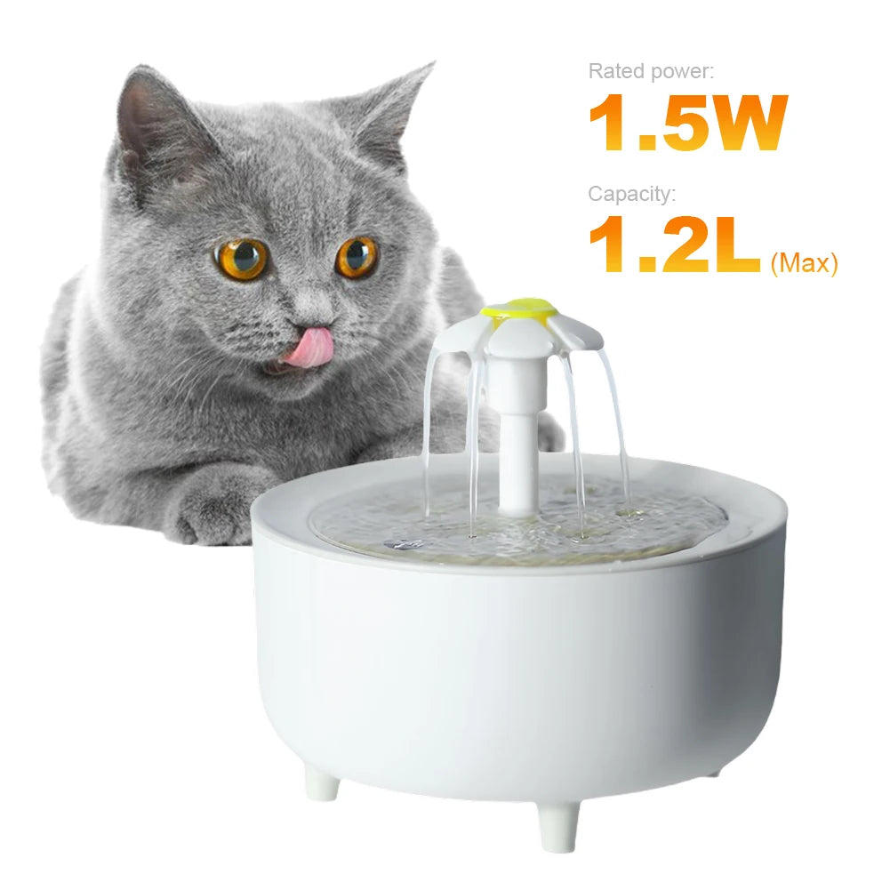 2 In 1 Auto Water Drinker for Cats Dogs Cat Food